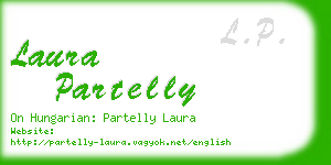 laura partelly business card